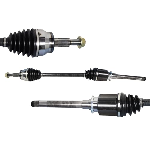 Front CV Axle Shaft Assembly Set Compatible with Dodge Durango 2011-2024, Jeep Grand Cherokee WK 2022 & Grand Cherokee 2011-2017, RWD/AWD/4WD Front Left Right CV Axle Joint - size: NCV10063_NCV10066/Pair