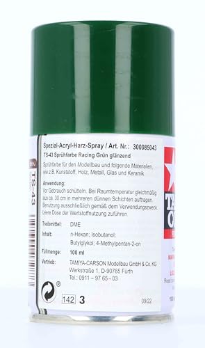 Tamiya 85043 Spray Lacquer TS-43 Racing Green - 100ml Spray Can