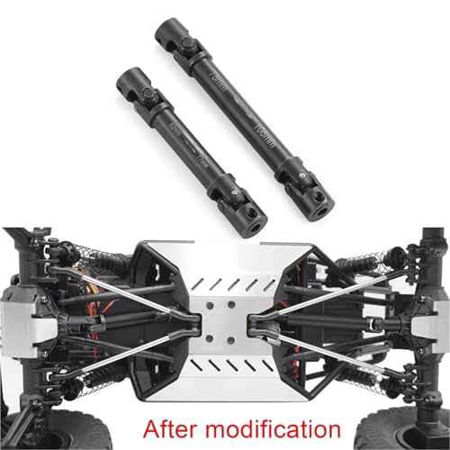 RC Car Drive Shafts for Axial for UTB18 for Capra 1/18 Replacement Front Rear Steel Drive Shaft Joint Transmission Shaft RC Buggy Truck Model Upgrade Parts