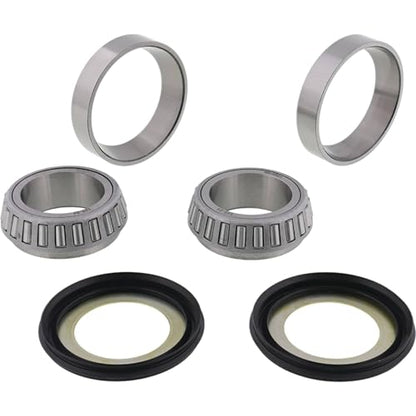 All Balls Racing Steering Bearing Kit for Suzuki DR650SE DRZ400S 1993-2017 | OEM replacement, fits Kawasaki KLX400R KLX400SR DRZ400SM RM125 RM250 DRZ250 CA Model CV Carb, 250 125 engines, 22-1013