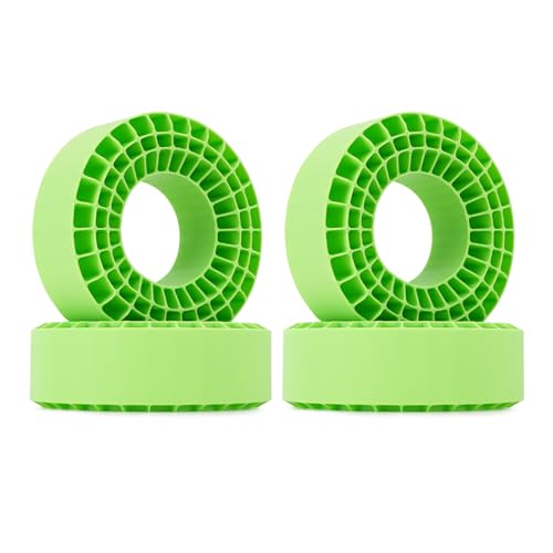 INJORA Silicone Rubber Inserts for 132-134mm (5.25" OD) 2.2" Tires, GN - color: Green