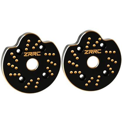 Brass Portal Weights Covers Steering Knuckle Caps Housing Counterweight for Axial SCX10 III AXI03007 & Capra 1.9 UTB AXI03004 1/10 RC Rock Crawler Weight Hangers (Black Gold) - color: Black Gold