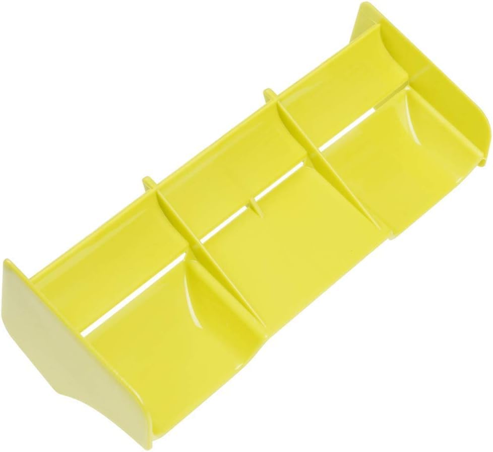 1/8 RC Car Rear Spoiler Tail Wing for 1:8 Scale RC Off Road Truck Buggy Racing Car (Yellow) - color: Yellow