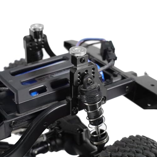 Magnetic Body Post Conversion & Lift Kit Set for 1/12 RC Crawler - Adjustable Height, Strong Magnets for MN128 MN86 G500 Upgrade (46g) (Black) - color: Black