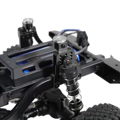 Magnetic Body Post Conversion & Lift Kit Set for 1/12 RC Crawler - Adjustable Height, Strong Magnets for MN128 MN86 G500 Upgrade (46g) (Black) - color: Black