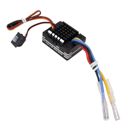 Aramox 80A Brushed Electronic Speed Controller, ESC with 6.5V5A BEC, for RC Car and Boat, Compatible with 540 550 Motors