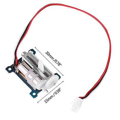 Linear Servo, 1.5g Micro Servos, 0.59x0.78in Micro Digital Linear Servos, 3.7V-5V Actuator Servo Steering Replacement for Ultra Micro 3D Outdoor Flyer and Park Flyer