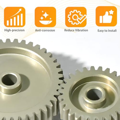 3PCS 48P Pinion Gear Set 7075 Aluminum Alloy 3.175mm Shaft 22T 23T 24T with Screws & Hex for 1/10 RC Arrma Traxxas HPI Sakura Losi Axial SCX10 Tamiya Monster Truck Buggy Motor Gears Upgrade - size: 22 23 24T