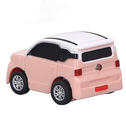 SIXRUN Mini Remote Control Car Watch Toy for Kids, 2.4GHz RC Racing Car with LED Lights, USB Rechargeable, 30m Range, Adjustable Silicone Strap, Birthday Gift for Boys Girls Ages 3+ - color: Pink