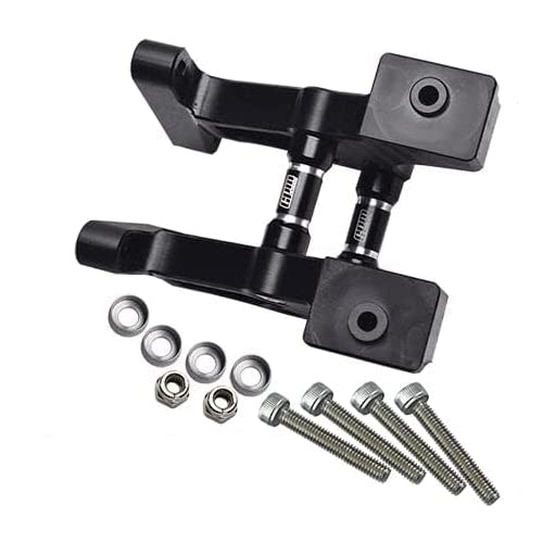 Special Material Rear Wing Mount Set for Traxxas 1/8 4WD Sledge Monster Truck 95076-4 Upgrades - Black