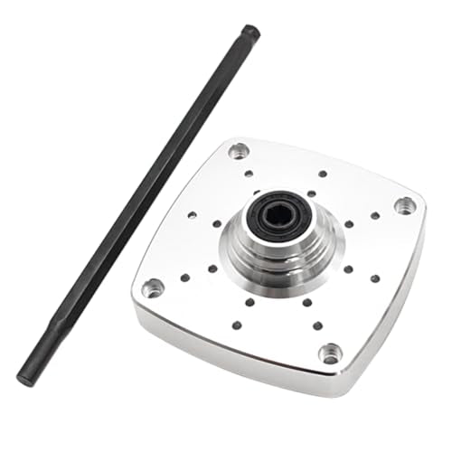 Rc Car Roto Starter for Zenoah CY 23cc 26cc 29cc 30.5cc Engine Silver | for 1/5 HPI Rofun Rovan Kingmotor Baja Losi 5ive T FG Goped Redcat MCD DDT FID Racing Parts - color: Silver