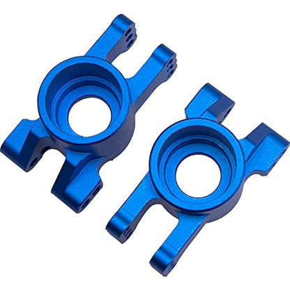 Alloy Rear Stub Axle Carriers Hub w/Ball Bearings # 9552 Compatible with Traxxas 1/8 Sledge 4WD 95076-4 RC Monster Truck Upgarde Parts (Blue) - color: Blue