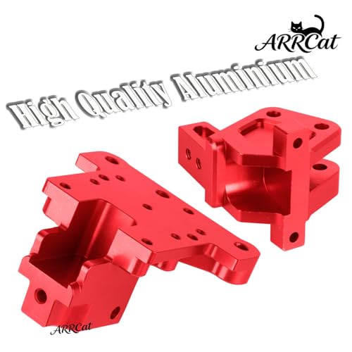 Rear Brace and Wing Bracket Upgrades Part for 1/8 Kraton 6S V6-(ARA8708V6/ARA8608V6),Notorious 6S V6-(ARA8611V6),RC Aluminium Rear Brace & Wing Bracket,Replace(ARA32075),Red - color: Red - (Aluminium Upgrades Part)
