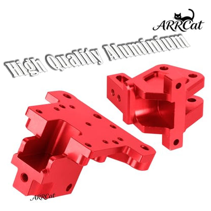 Rear Brace and Wing Bracket Upgrades Part for 1/8 Kraton 6S V6-(ARA8708V6/ARA8608V6),Notorious 6S V6-(ARA8611V6),RC Aluminium Rear Brace & Wing Bracket,Replace(ARA32075),Red - color: Red - (Aluminium Upgrades Part)