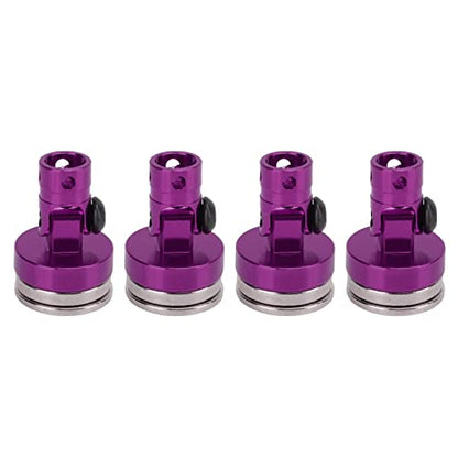 4Pcs RC Body Post Mount, Aluminum Alloy Body Mount Set for RC Car, Easy Installation (#1) (#2) - color: Purple
