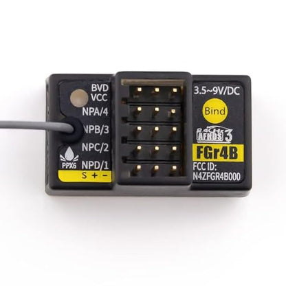 GoolRC Flysky FGr4B Receiver 2.4GHz 4 Channel Receiver for Flysky AFHDS3 PL18 NB4 NB4 Lite Transmitter