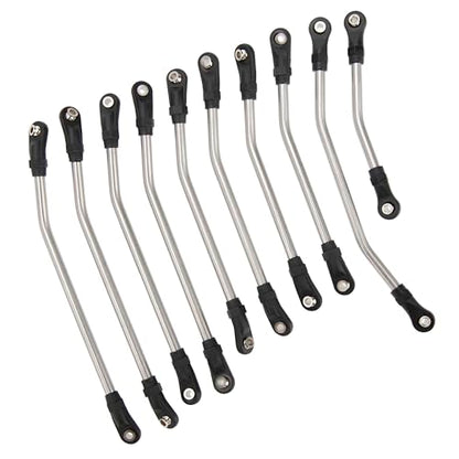 MEUS RACING SCX10 II Links Set 324mm Wheelbase for AXIAL SCX10 II 90046 90047 90035 Upgrade Parts 10pcs (324mm)