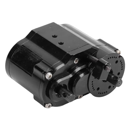 GOWENIC SCX10 D90 Alloy 1/10 Scale RC Crawler Dual Speed Transmission Box/Cover 2 Speeds Gearbox High Torsion Climbing City Mountain Terrain Wide Wheelbase Design
