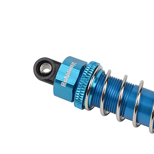 Aluminum Front & Rear Shock Absorber Assembled for Tamiya TT-02B Redcat Hongnor LRP HPI Team LOSI 1/10 Buggy Car (Blue) - color: Blue