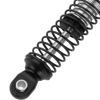 4PCS 59mm Aluminum Shocks Absorbers Long Threaded Oil Damper for 1/18 RC Crawler TRX4M TRX4-M Upgrade Parts (black) - color: 59mm-black