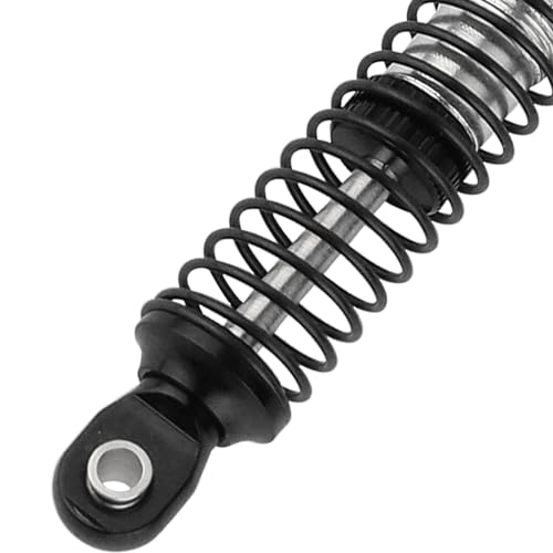 53mm 59mm 66mm 78mm Aluminum Long Threaded Shocks Absorbers Oil Damper for 1/18 RC Crawler TRX4M TRX-4M KUpgrade Parts (59mm-black) - color: 59mm-black