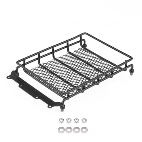 3 Size Metal Roof Rack Luggage Compatible with 1 10 Scale CC01 RC Crawler Car Upgrade Parts(Middle 155x105mm) - color: Middle 155x105mm