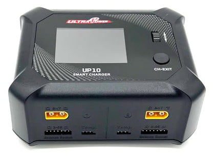 ULTRA POWER UP10 - Smart AC/DC LiPo/Life/NiMh, Battery Charger, 100W/200W, 2Ch