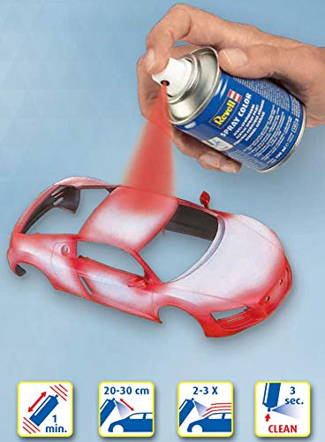 Revell Spray Color Acrylic Paint (Silver Metallic Finish)