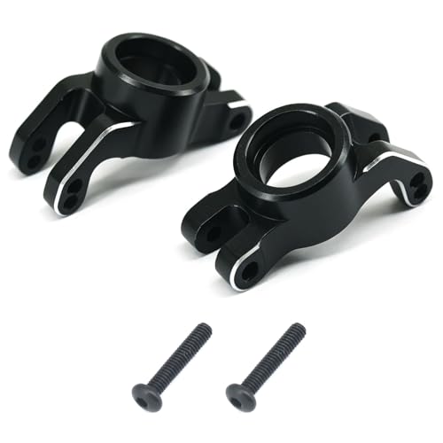 Aluminum Rear Hub Knuckle Arm for ARRMA Mini Kraton 1/16 RC Car, Upgrade Replacement Parts, (Black Rear Hub/Knuckle Arm) - color: Black Rear Hub/Knuckle Arm