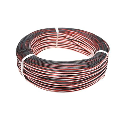 22AWG Servo Cable 50 feet 3-pin Line for Futaba JR RC Servo Hobby Model Aircraft Model Wiring 60 corex0.08mm