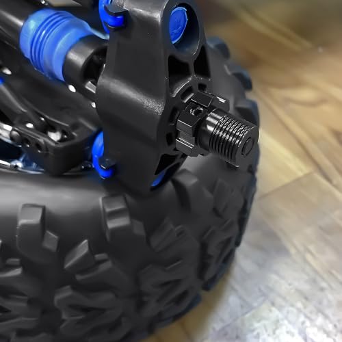 MOHERO 4Pcs 14mm to 17mm Wheel Hex Hub Adapters for 1/10 E-REVO2.0 RC Monster Truck