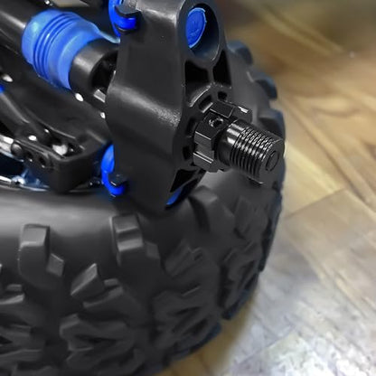 MOHERO 4Pcs 14mm to 17mm Wheel Hex Hub Adapters for 1/10 E-REVO2.0 RC Monster Truck