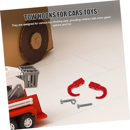 Zerodeko Aluminium Alloy Tow Hooks 2pcs Set for RC Crawler Cars Sturdy Crawler Metal Accessories for Model Car Supplies