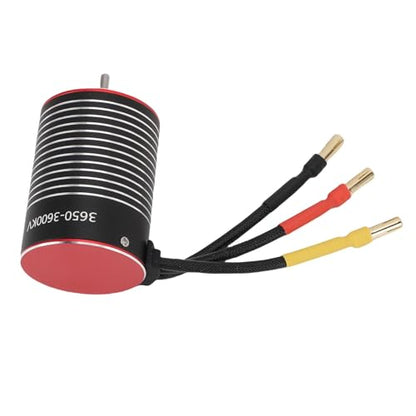 60A Brushless ESC 5.8V3A BEC Optimized Performance for HPI RC Car Brushless Motor and ESC Combo Set (3600kv) - size: 3600kv