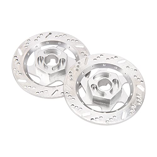 RC Magnetic Body Post Stealth Invisible Body Shell Mount Column Kit & Metal 12mm Hex Hub Wheel Rim Tires Brake Disc