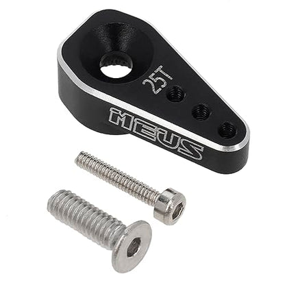 MEUS RACING SCX24 Servo Arm 25T Servo Horn for High Torque Micro Servo SCX24 1/24 RC Crawler Upgrades Parts, Not for Stock Servo - size: SCX24 Servo Arm