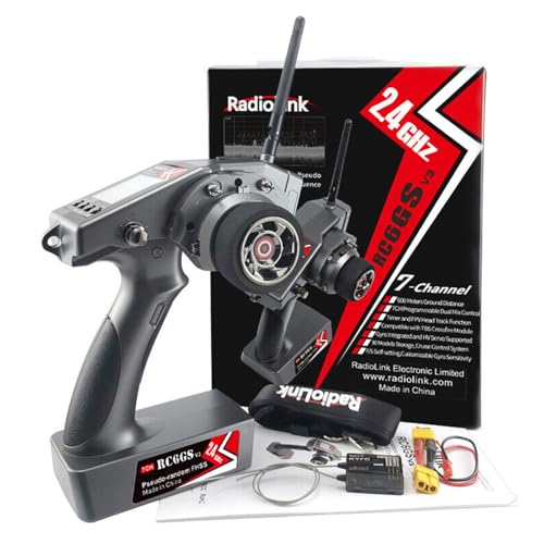 RadioLink RC6GS V3 2.4G 7CH Radio Transmitte R7FG Receiver Gyro RC Car Boat