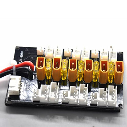 Upgraded XT30 Parallel Charging Board for 1S 2S 3S LiPo Batteries Compatible with XT30 JST JST-PH 2.0 Connector LiPo Batteries