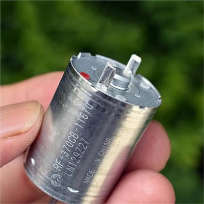 1pc RF-370CB-11670 Mini 370 Motor DC 12V-24V 6000RPM 24mm Precious Metal Brush Splined Shaft Car Door Window Actuator Engine