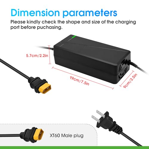 84V5A Fast Charger for 72V Lithium Battery (XT60 Male-Plug)