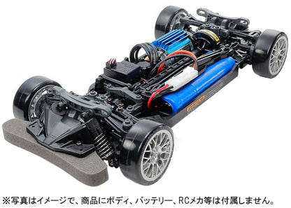 Tamiya 300058584 58584 TT-02D Drift Spec Chassis Brushed 1:10 RC Car Electric Road Model 4W, Blue