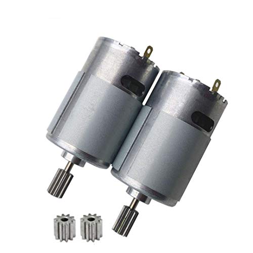 weelye 2 Pcs Universal 550 15000RPM Electric Motor RS550 12V Motor Accessories for Kids Electric Cars Children Ride On Toys Replacement Parts