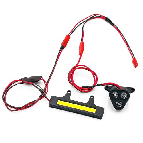 1Set RC Car LED Light Kit, RC Front & Rear LED Lights Kits Headlight Taillight for 1/8 ARRMA Talion 6S Upgrade Parts
