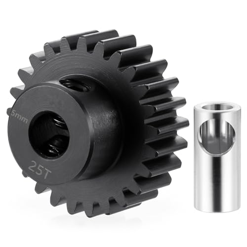 2pcs Pinion Gear 32P 5mm 25T Gear Motor Gears for 1/5 1/6 1/8 1/10 | 1/14 1/16 1/18 RC Buggy Monster Truck Drift Car Off-Road Crawler Parts - size: 25T