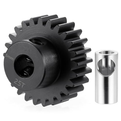 2pcs Pinion Gear 32P 5mm 25T Gear Motor Gears for 1/5 1/6 1/8 1/10 | 1/14 1/16 1/18 RC Buggy Monster Truck Drift Car Off-Road Crawler Parts - size: 25T