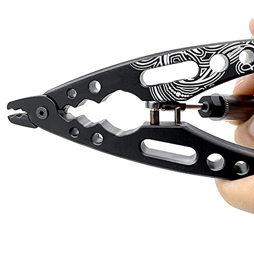 REDSPIDER Aluminum Alloy RC Shock Pliers RC Rod Ends Disassemble Tools RC Crawler Shocks Multifunction Pliers for Traxxas Arrma Axial Losi Redcat Racing Cars Trucks (A)