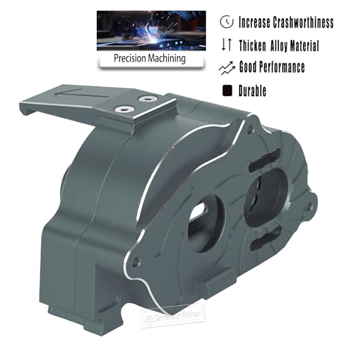 RC Alloy Center Transmission Box Upgrades Part for 1/101/10 Kraton/Outcast 4S V2,Senton/Vorteks 223S V4,1/8 Mojave 4S BLX,Typhon 223S V4,Aluminium Center Gear Box Hops Up,Titanium