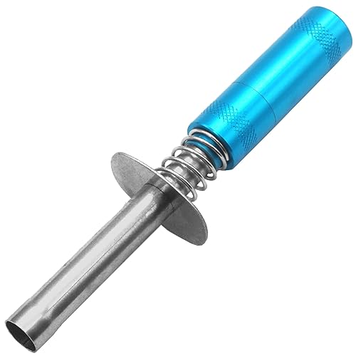 Aluminum Alloy Glow Plug Ignitor Igniter Nitro Engine Starter for RC Car Buggy Truck Plane Boat,Blue