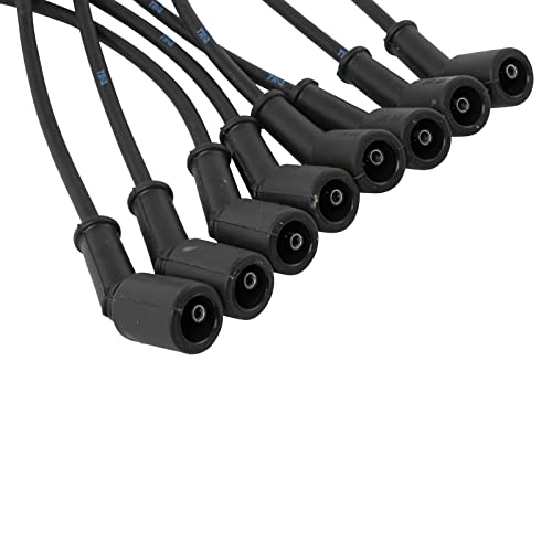 TRQ Ignition Spark Plug Wire Kit Set | For GMC Chevrolet Pickup Truck SUV V8 - style: IWA69001