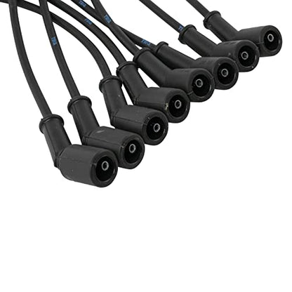 TRQ Ignition Spark Plug Wire Kit Set | For GMC Chevrolet Pickup Truck SUV V8 - style: IWA69001